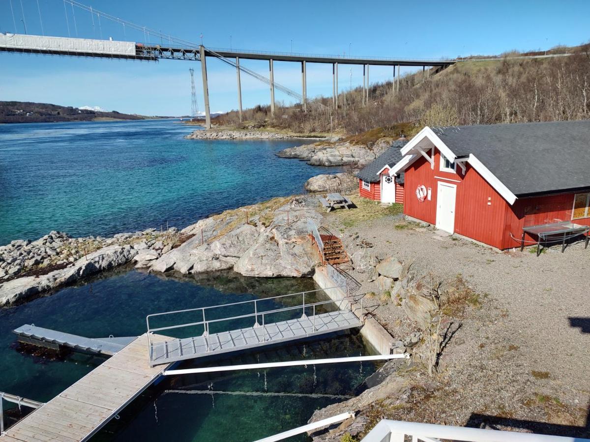 Tjeldsundbrua Overnatting - Sjohus1 Evenskjer Экстерьер фото